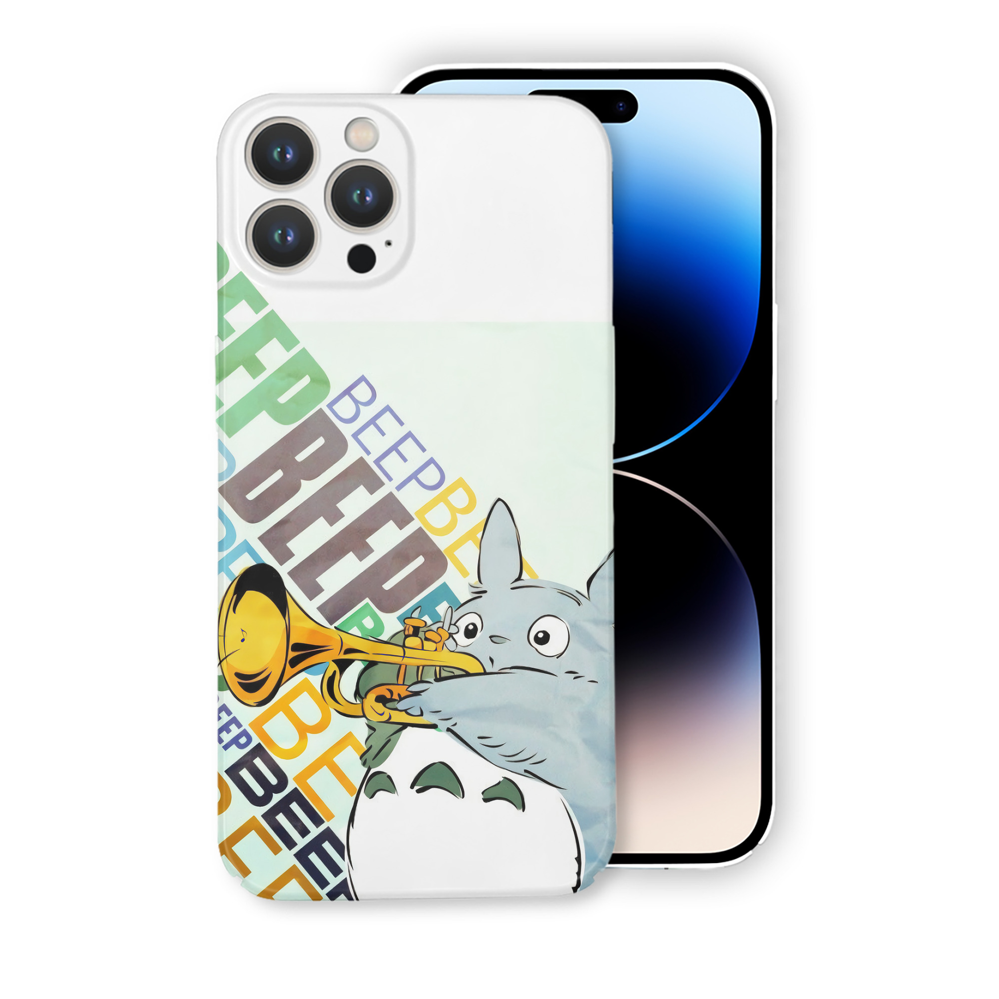 （画像用） となりのトトロ 草壁メイ 草壁サツキ My Neighbor Totoro Satsuki Kusakabe Mei Kusakabe 【iPhone 14シリーズ対応】ハードケース